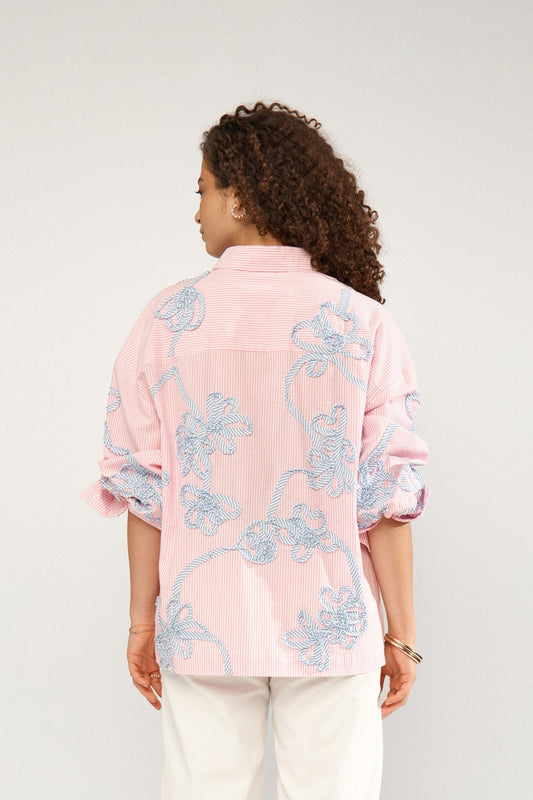 Emelia Oversize Shirt Prism Pink Nümph