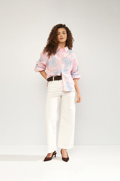 Emelia Oversize Shirt Prism Pink Nümph