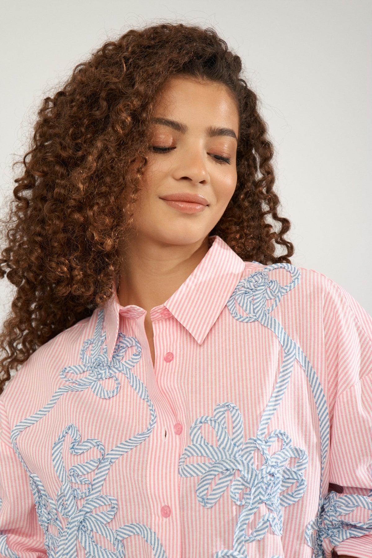 Emelia Oversize Shirt Prism Pink Nümph