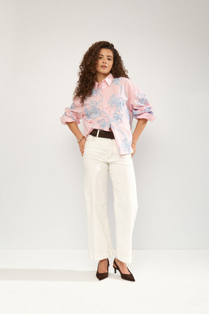Emelia Oversize Shirt Prism Pink Nümph