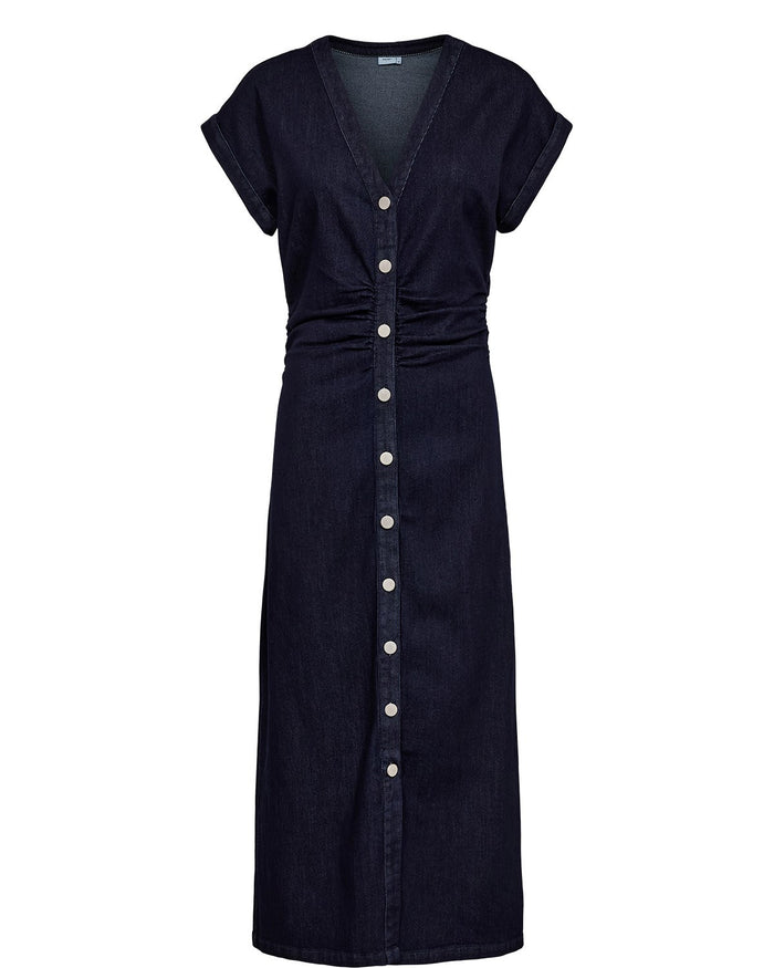 Aletta Dress Dark Blue Denim Nümph