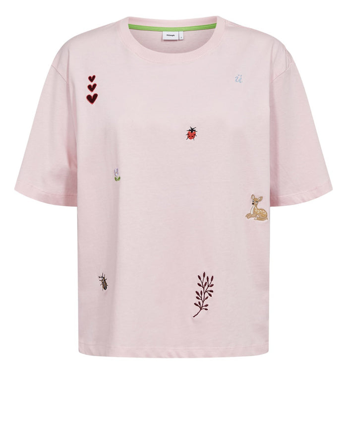 Tenia Boxy T-shirt Pink Lady Nümph