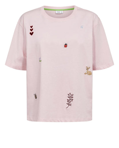 Tenia Boxy T-shirt Pink Lady Nümph