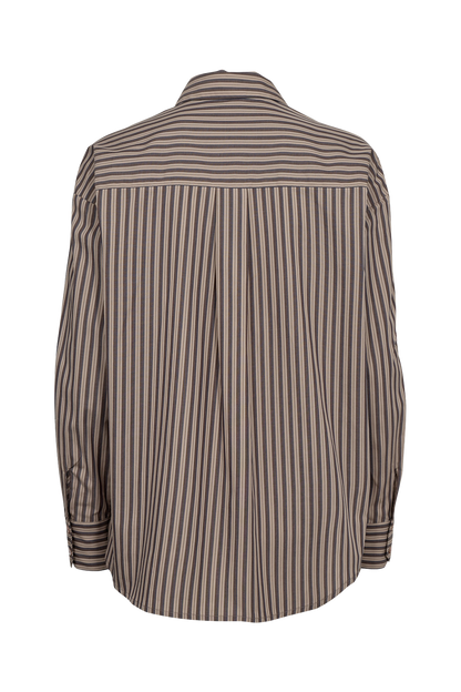 Kacey Embroidery Shirt Deep Taupe Nümph