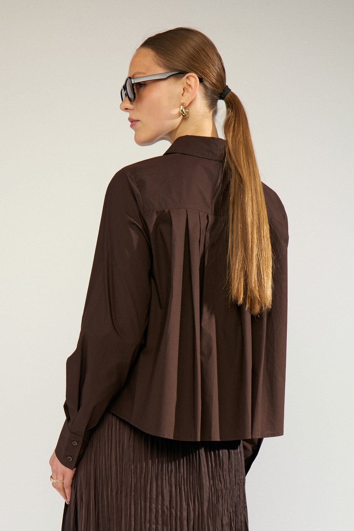 Asho Shirt Black Coffee Nümph