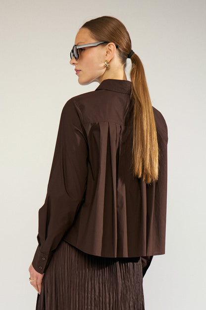 Asho Shirt Black Coffee Nümph