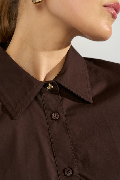 Asho Shirt Black Coffee Nümph