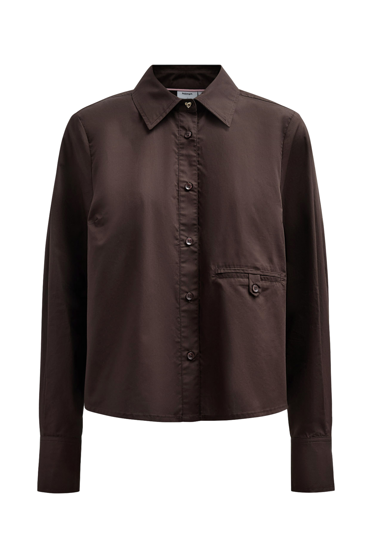 Asho Shirt Black Coffee Nümph
