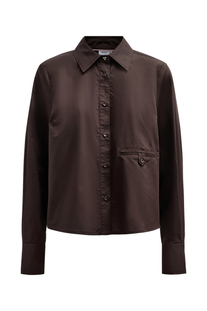 Asho Shirt Black Coffee Nümph