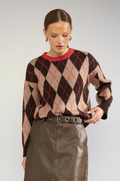 Tikla Pullover Goji Berry Nümph