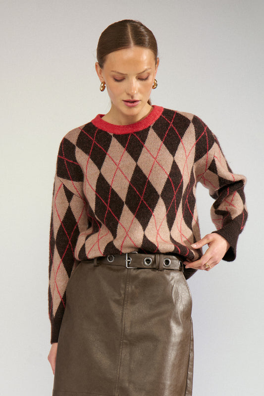 Tikla Pullover Goji Berry Nümph