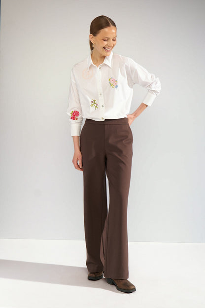 Athena Pants Black Coffee Nümph