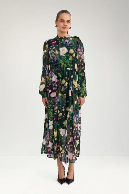 Arvi Long Dress Botanical Garden Nümph