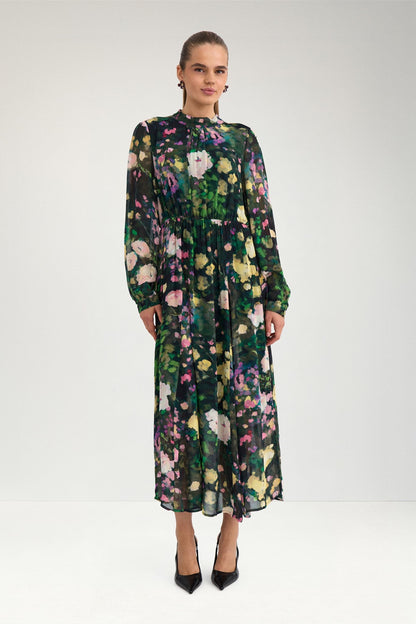 Arvi Long Dress Botanical Garden Nümph