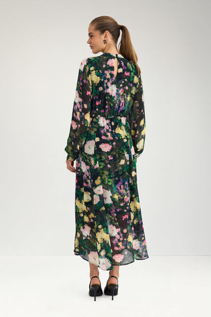 Arvi Long Dress Botanical Garden Nümph