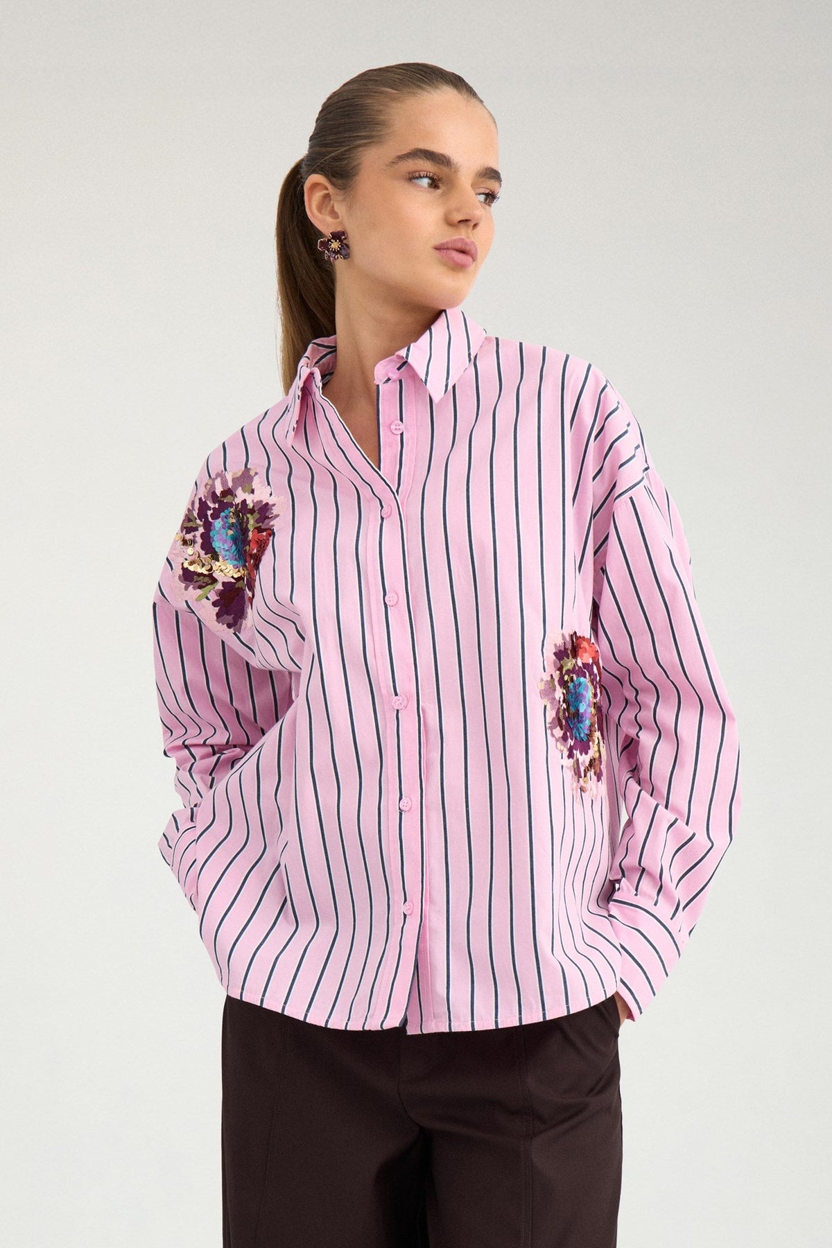 Elfa Oversize Shirt Bonbon Nümph