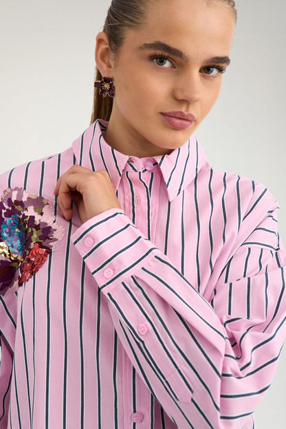 Elfa Oversize Shirt Bonbon Nümph