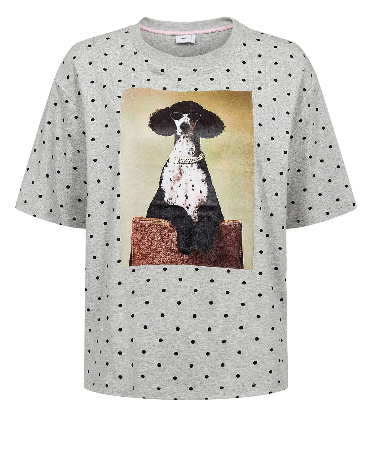 Rossa Oversize T-shirt Light Grey Mel Nümph