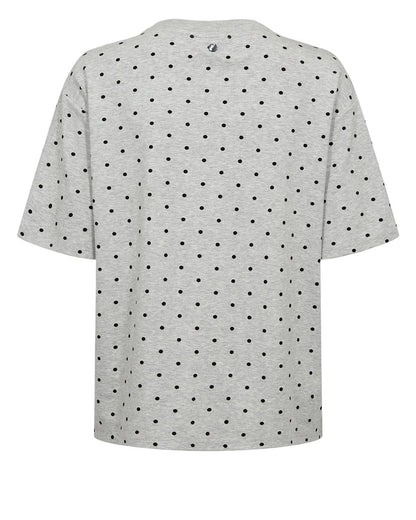 Rossa Oversize T-shirt Light Grey Mel Nümph