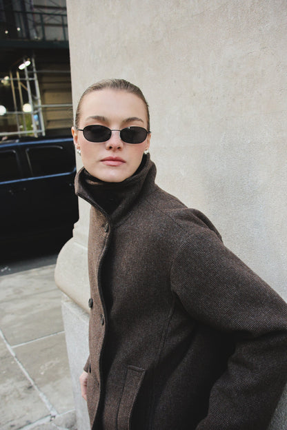 LR-Sandra 1 Jacket Dark Brown Levete Room