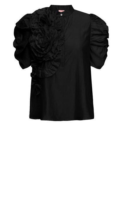 AnnsofiGO Blouse Black Gossia