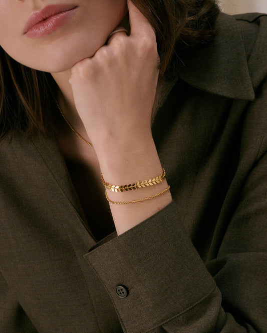 Layers Olivia Bracelet Gold Syster P