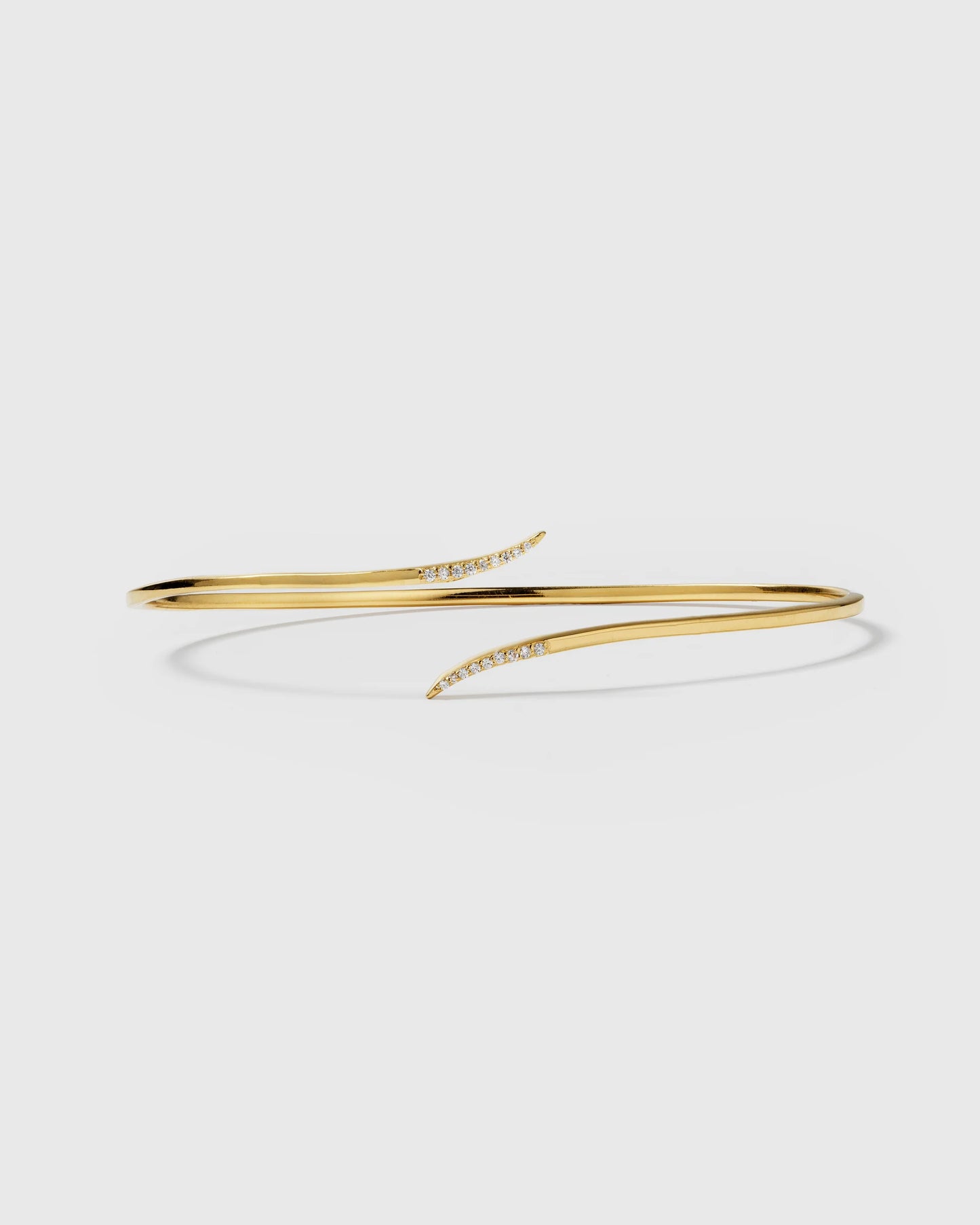 Sparkle Wrap Bangle Gold Syster P