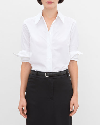 Babette Leather Black Flattered