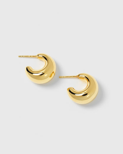 Bolded Little Sis Earrings Gold Syster P