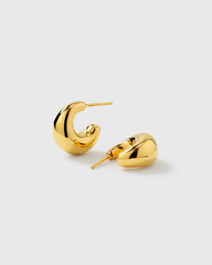 Bolded Little Sis Earrings Gold Syster P