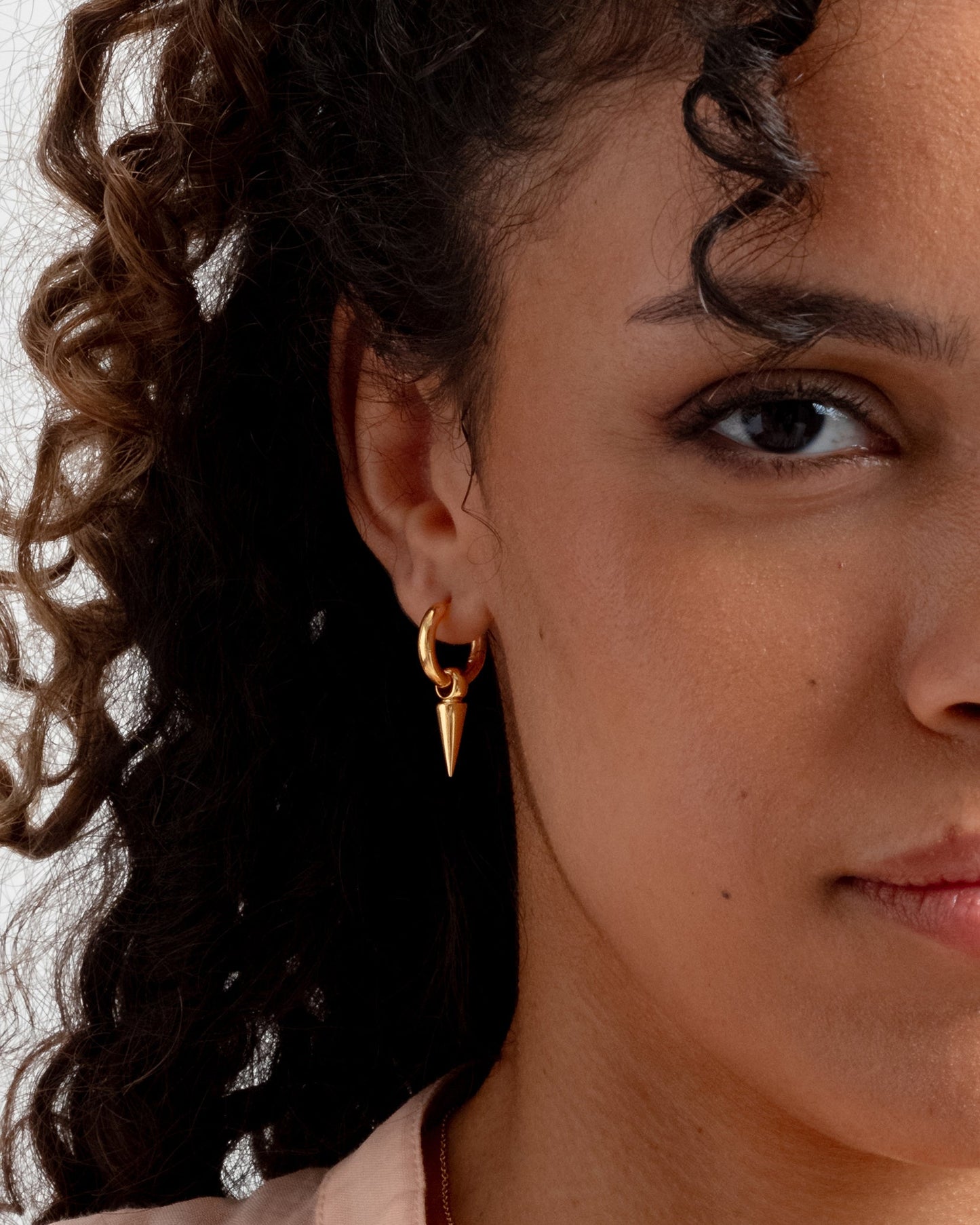Juno Single Hoop Gold Syster P