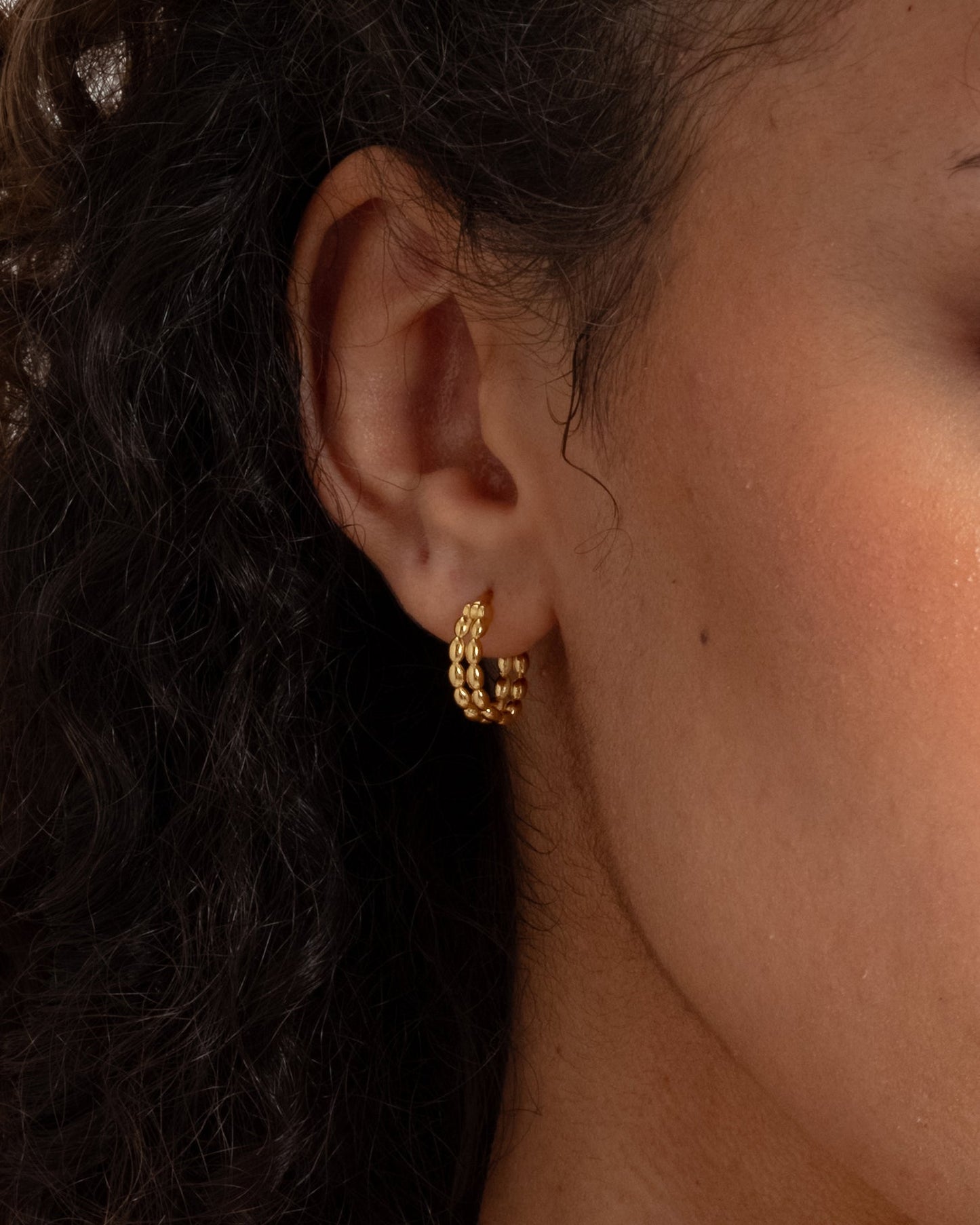 Lunetta Earrings Gold Syster P