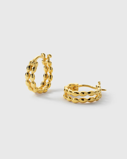 Lunetta Earrings Gold Syster P