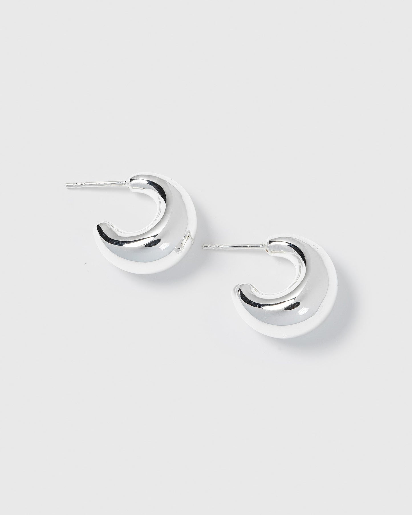 Bolded Little Sis Earrings Silver Syster P