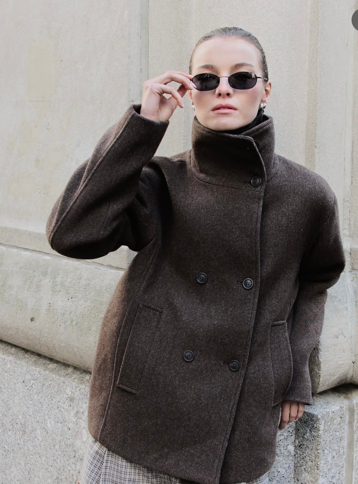 LR-Sandra 1 Jacket Dark Brown Levete Room