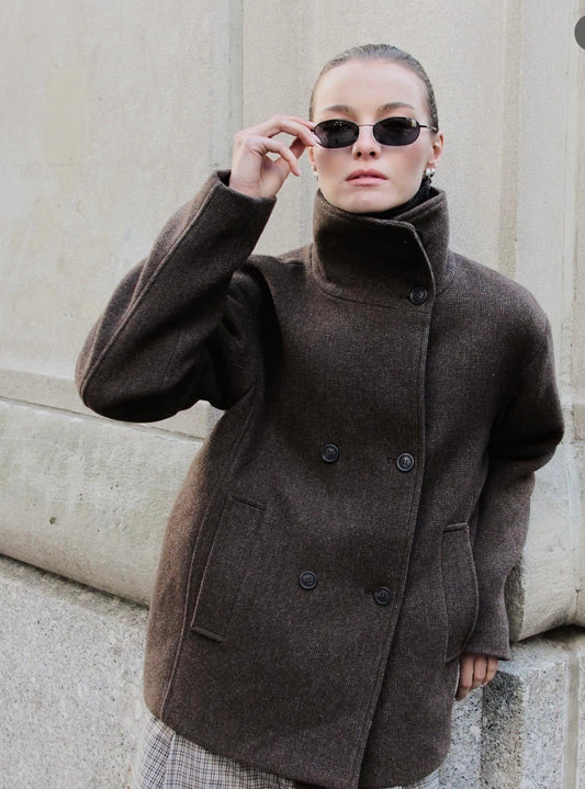 LR-Sandra 1 Jacket Dark Brown Levete Room