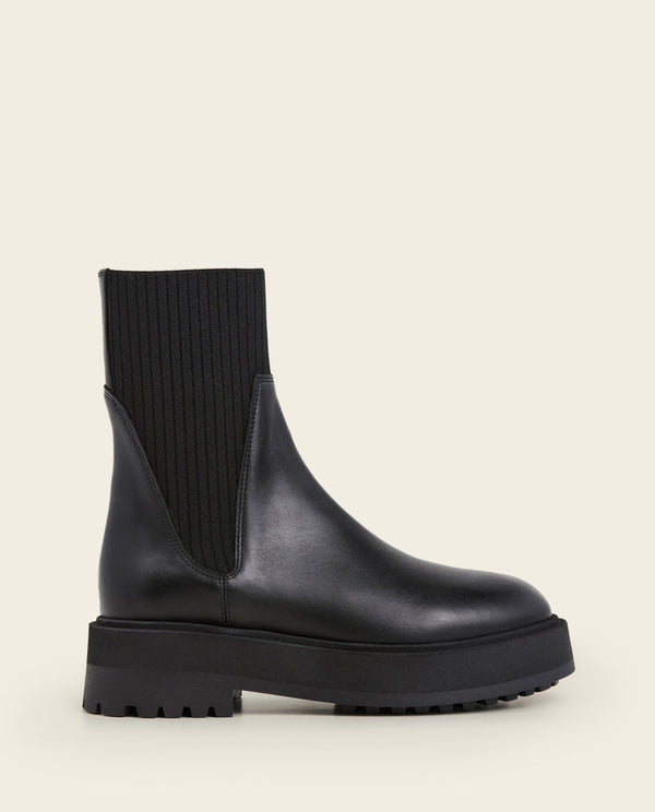 Aurora Black Leather Flattered
