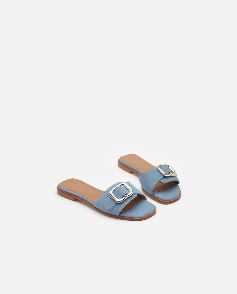 Mimi Suede Blue Flattered