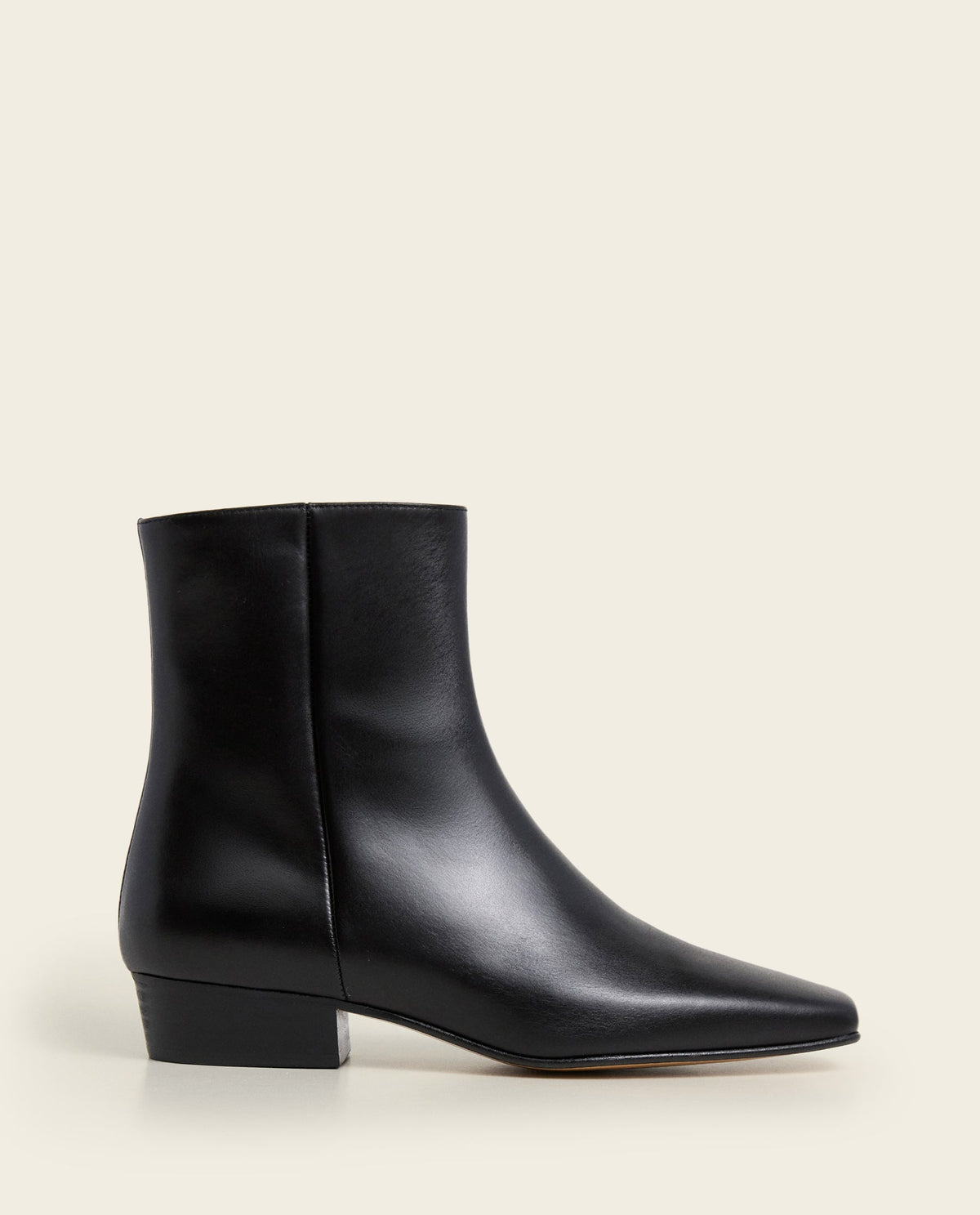 Rami Black Leather Flattered