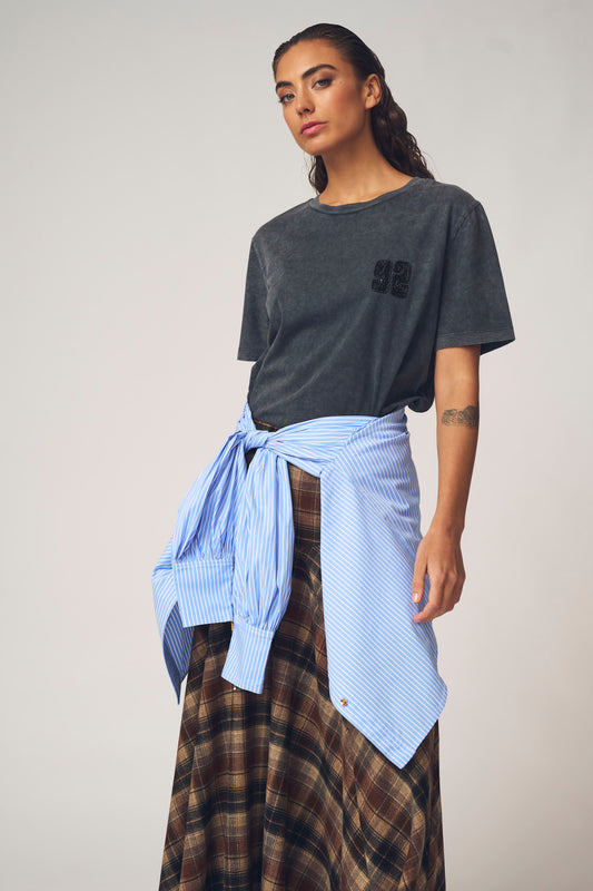 ZiggieGO Tee Black Washed Gossia