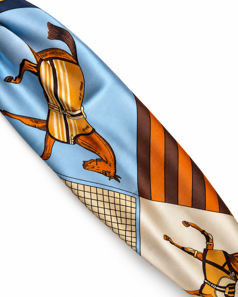 Magnetic Scarf Horse Print The Shoelace Brand