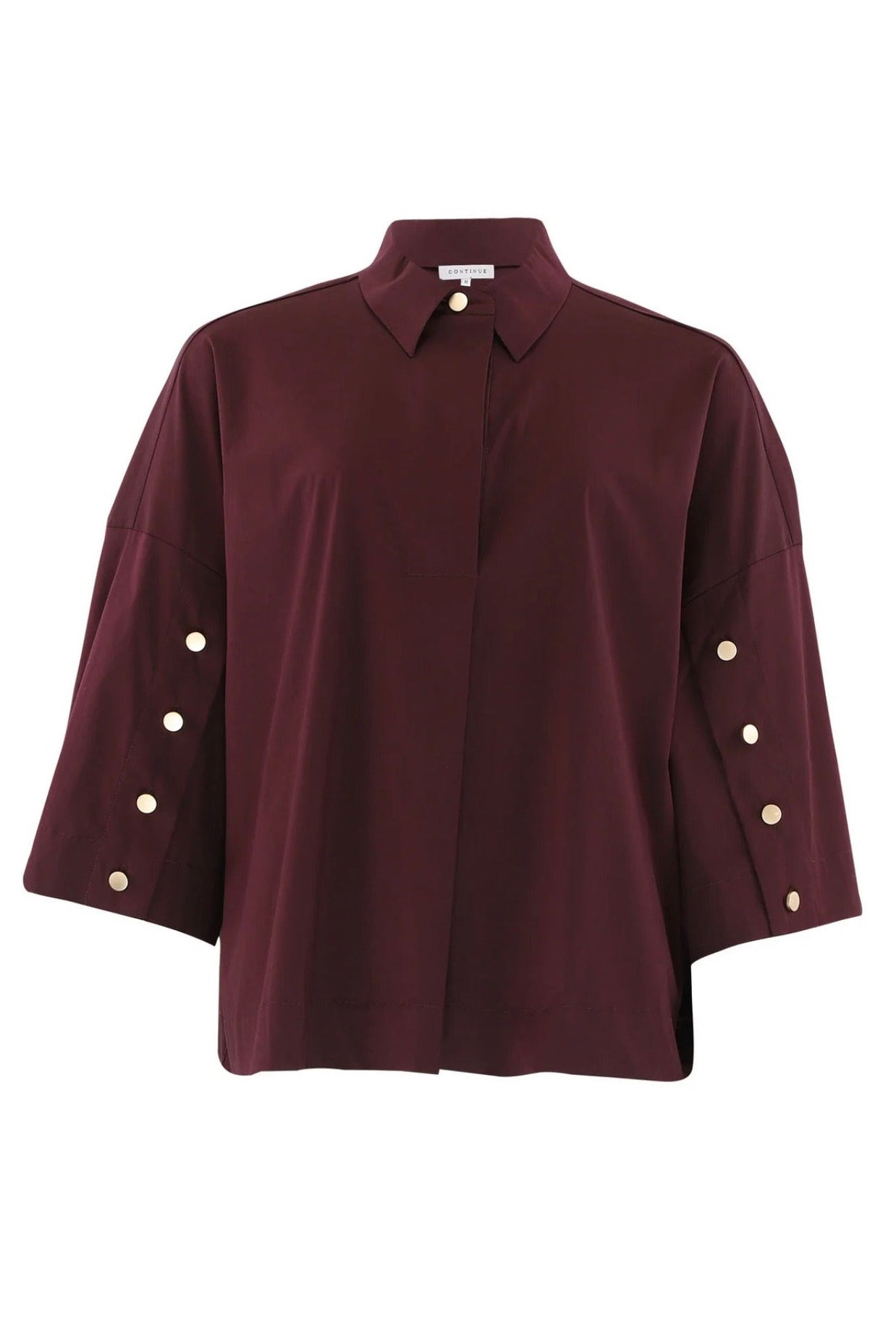 Klara Shirt Bordaux Continue