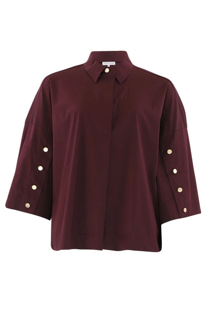 Klara Shirt Bordaux Continue