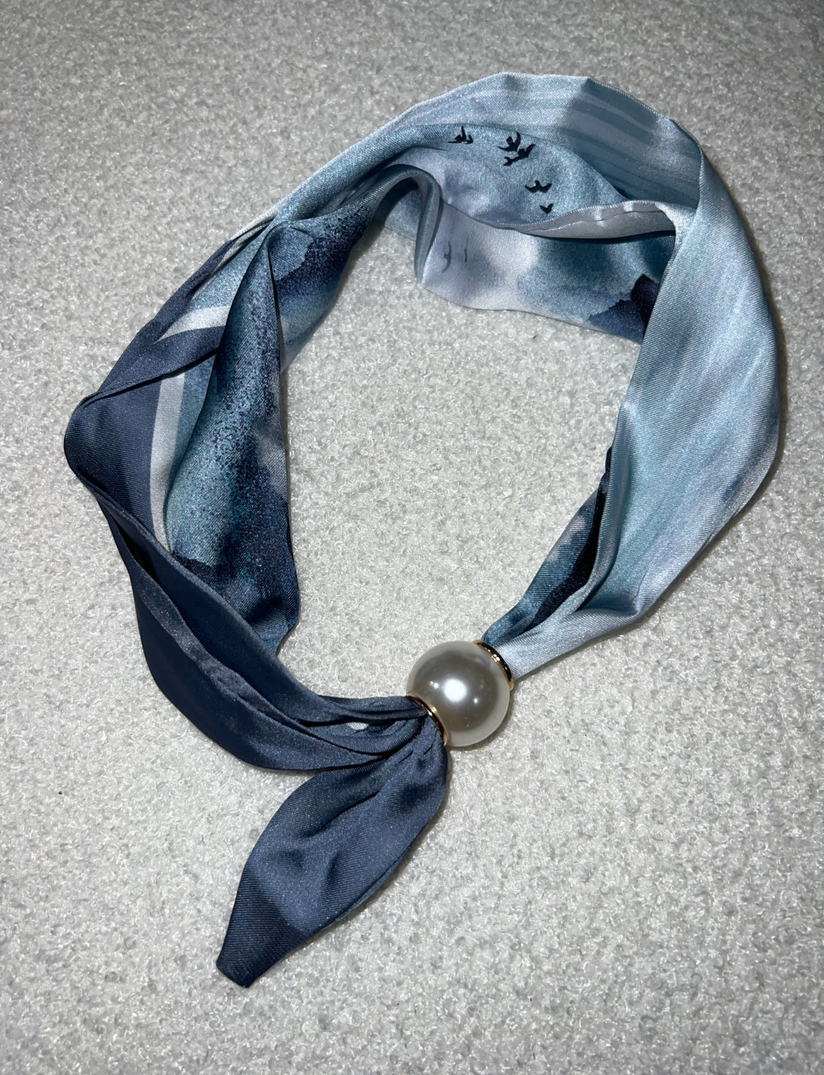 Magnetic Scarf Lightblue Sea The Shoelace Brand