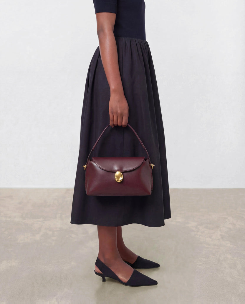 Gaia Mini Bag Burgundy Flattered
