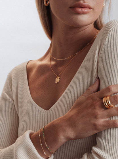 Beaches Fortune Necklace Gold Syster P