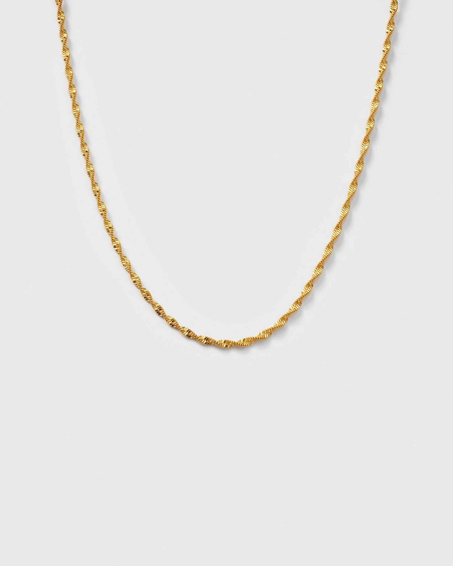 Herringbone Twisted Necklace Gold Syster P