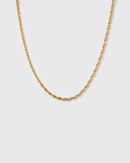 Herringbone Twisted Necklace Gold Syster P