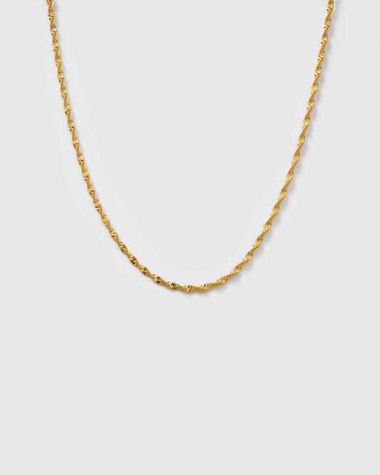 Herringbone Twisted Necklace Gold Syster P