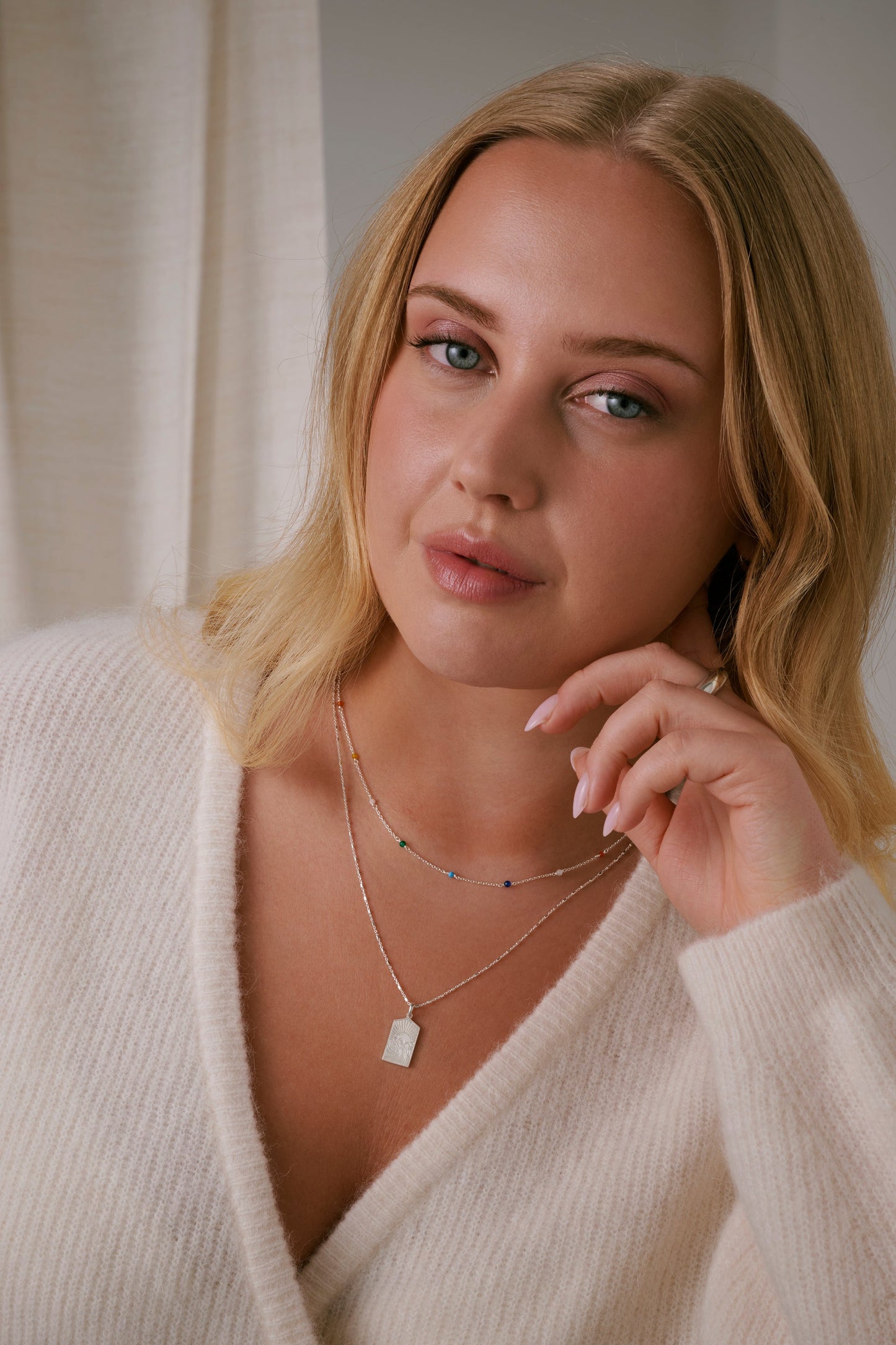 Santa Monica Necklace Silver Syster P